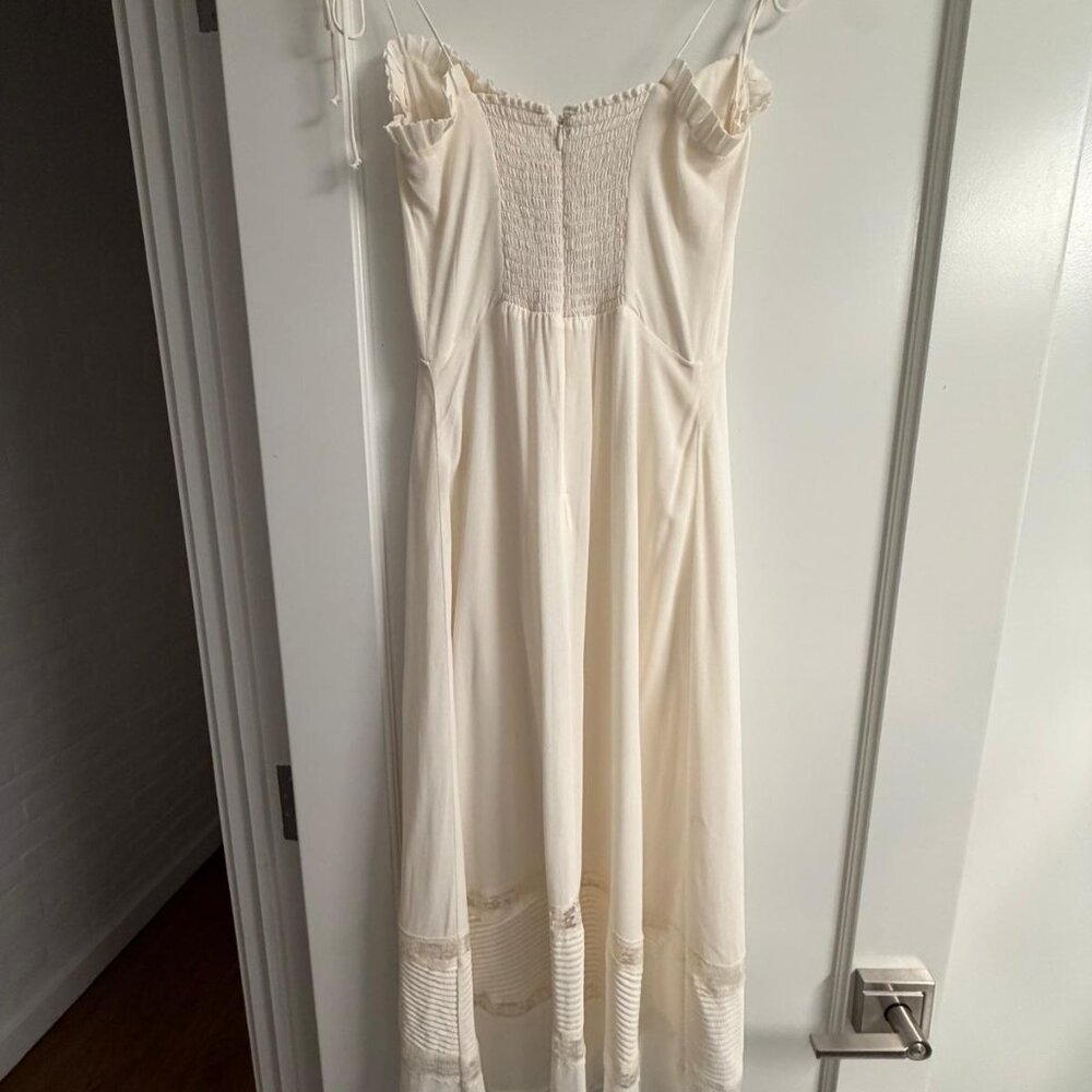 Reformation Ronan Dress, Ivory, Size US 4, BNWT - Picture 10 of 10